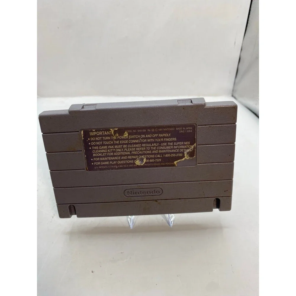 F-Zero - Super Nintendo SNES (Pre-Owned, Tested, Authentic Tested captain falcon